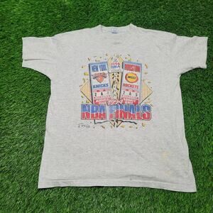 1994 NBA Finals Knicks Rockets T-Shirt VTG Salem Sportswear Single Stitch XL
